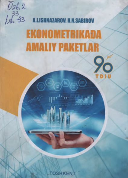 Ekonometrikada amaliy paketlar