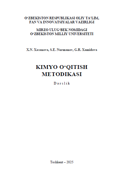 Kimyo o`qitish metodikasi