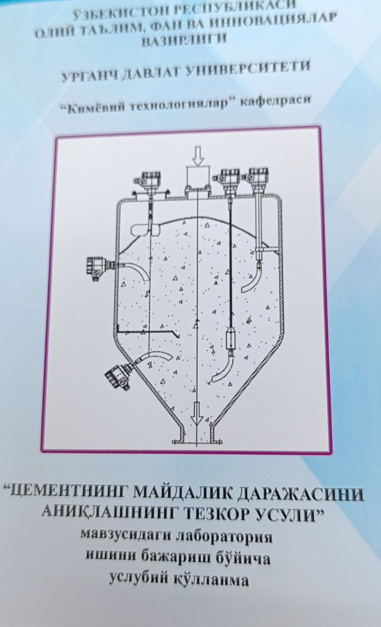 Sementning maydalik darajasini aniqlashning tezkor usuli