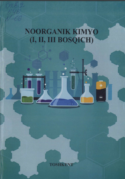 Noorganik kimyo I,II,III