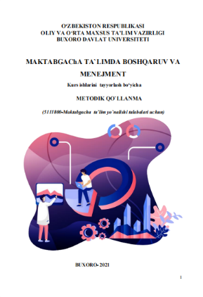 Maktabgacha ta'limda boshqaruv va menejment