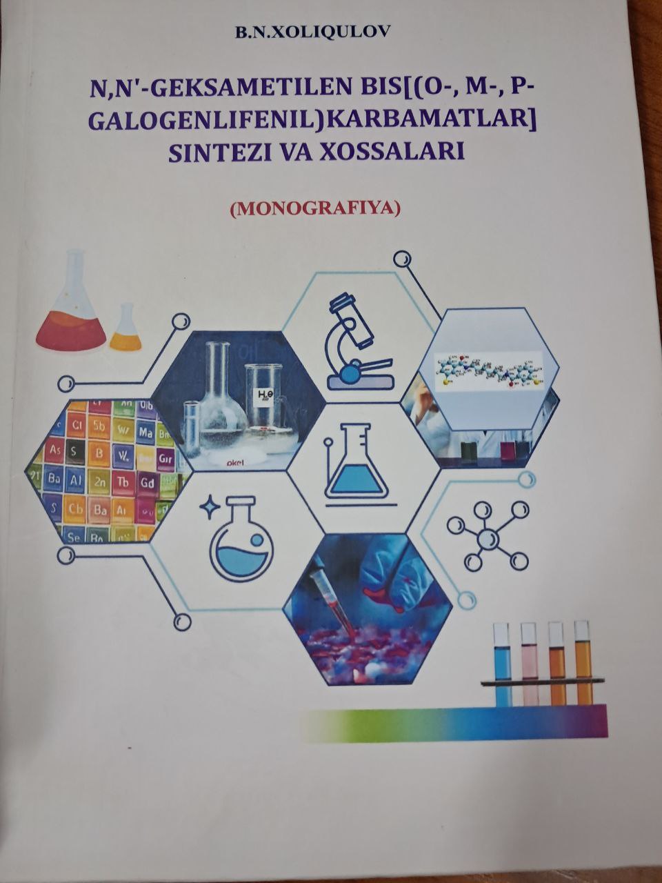 N,N,-GEKSAMETILEN BIS[(O-,M-,P-GALOGENLIFENIL)KARBAMATLAR]SINTEZI VA XOSSALARI