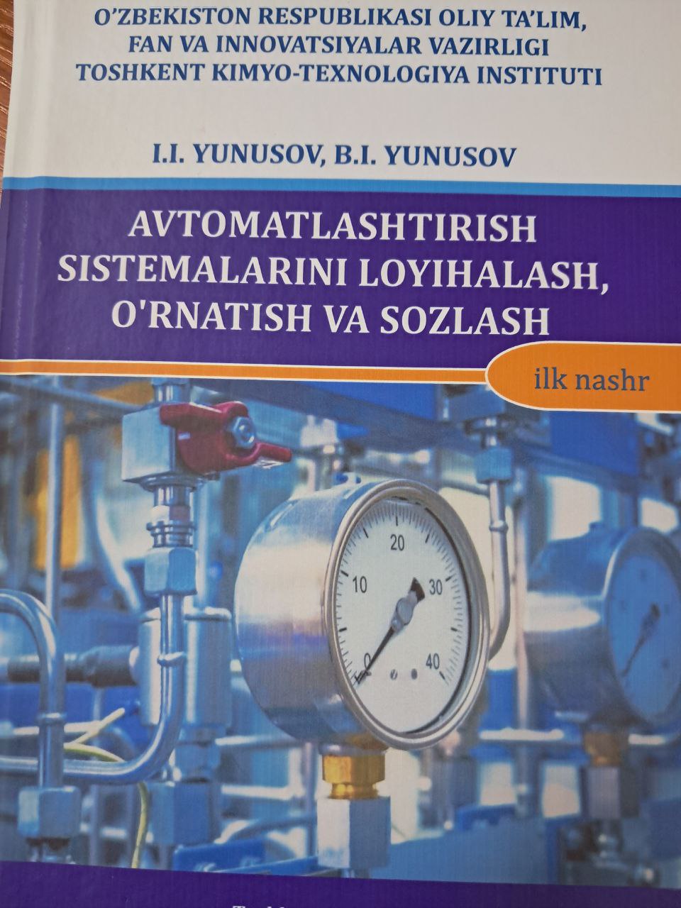 Avtomatlashtirish sistemalarini loyihalash,o'rnatish va sozlash