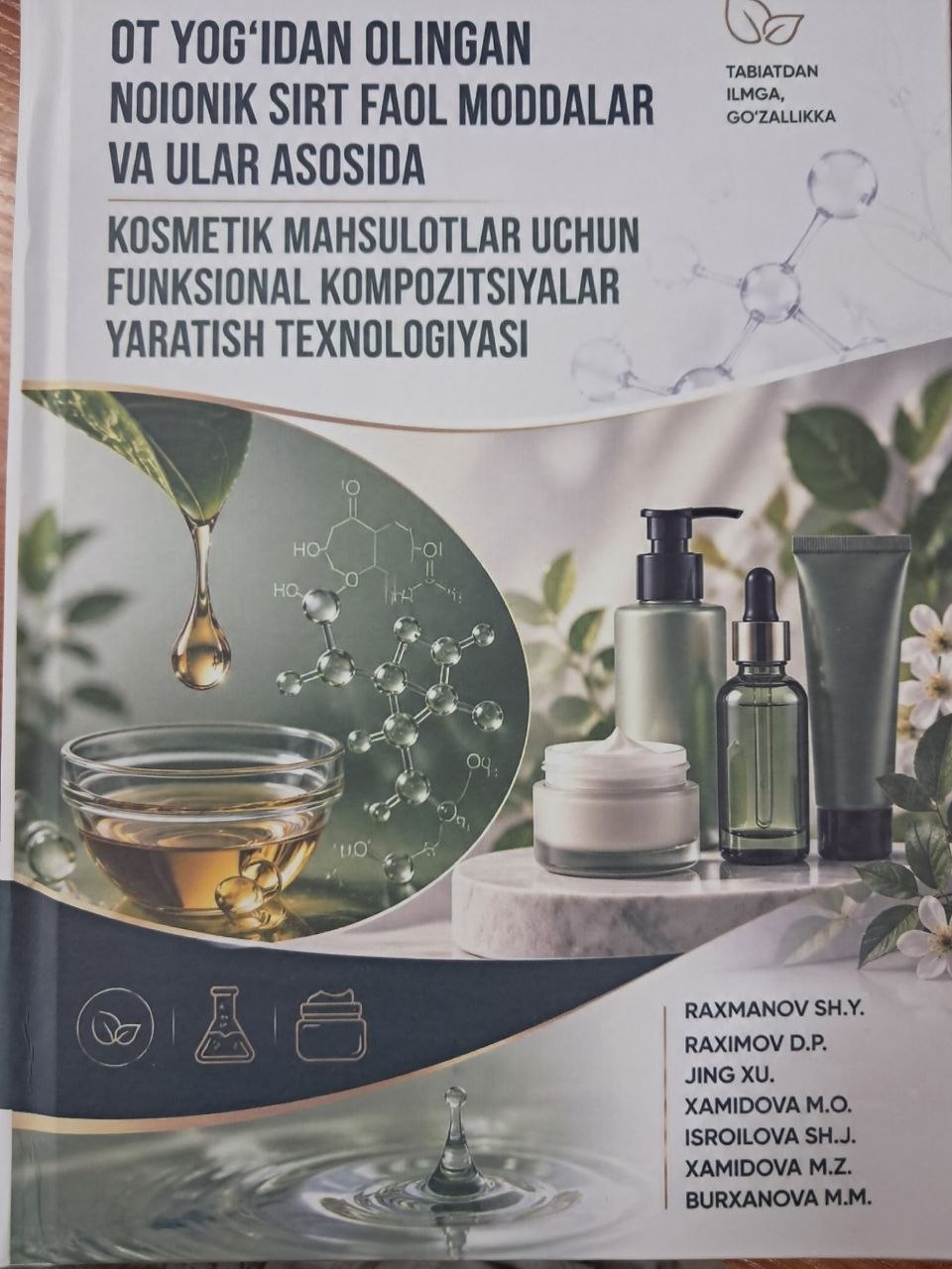 Ot yog'idan olingan nolonik sirt faol moddalar va ular asosida kosmetik maxsulotlar uchun funksional kompozitsiyalar yaratish texnologiyasi