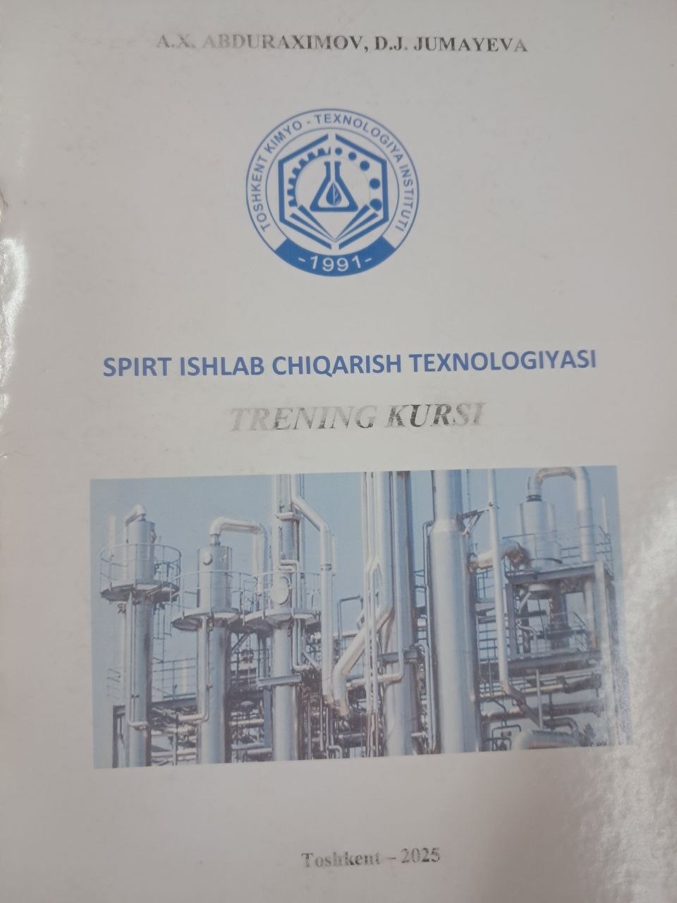 Spirt ishlab chiqarish texnologiyasi