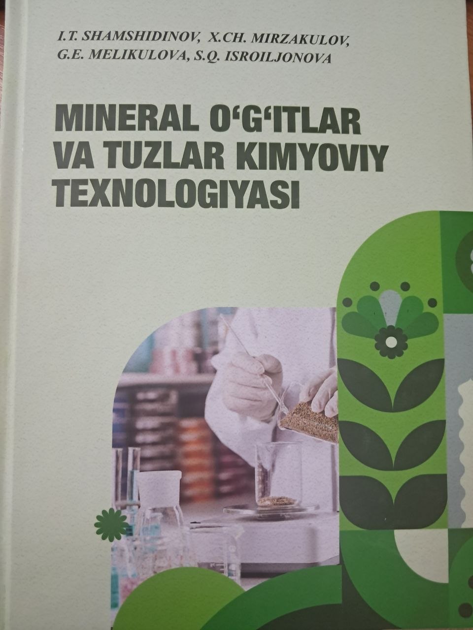 Mineral o'g'itlar va tuzlar kimyoviy texnologiyasi
