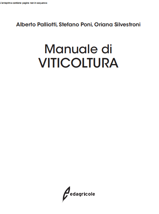 Manuale di  VITICOLTURA