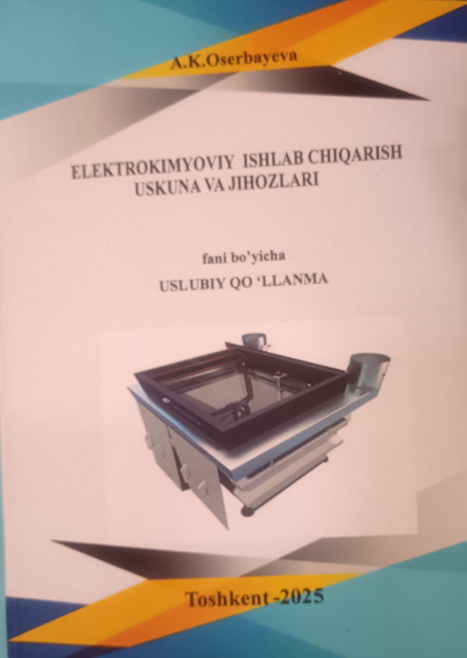 Elektorkimyoviy ishlab chiqarish uskuna va jihozlari