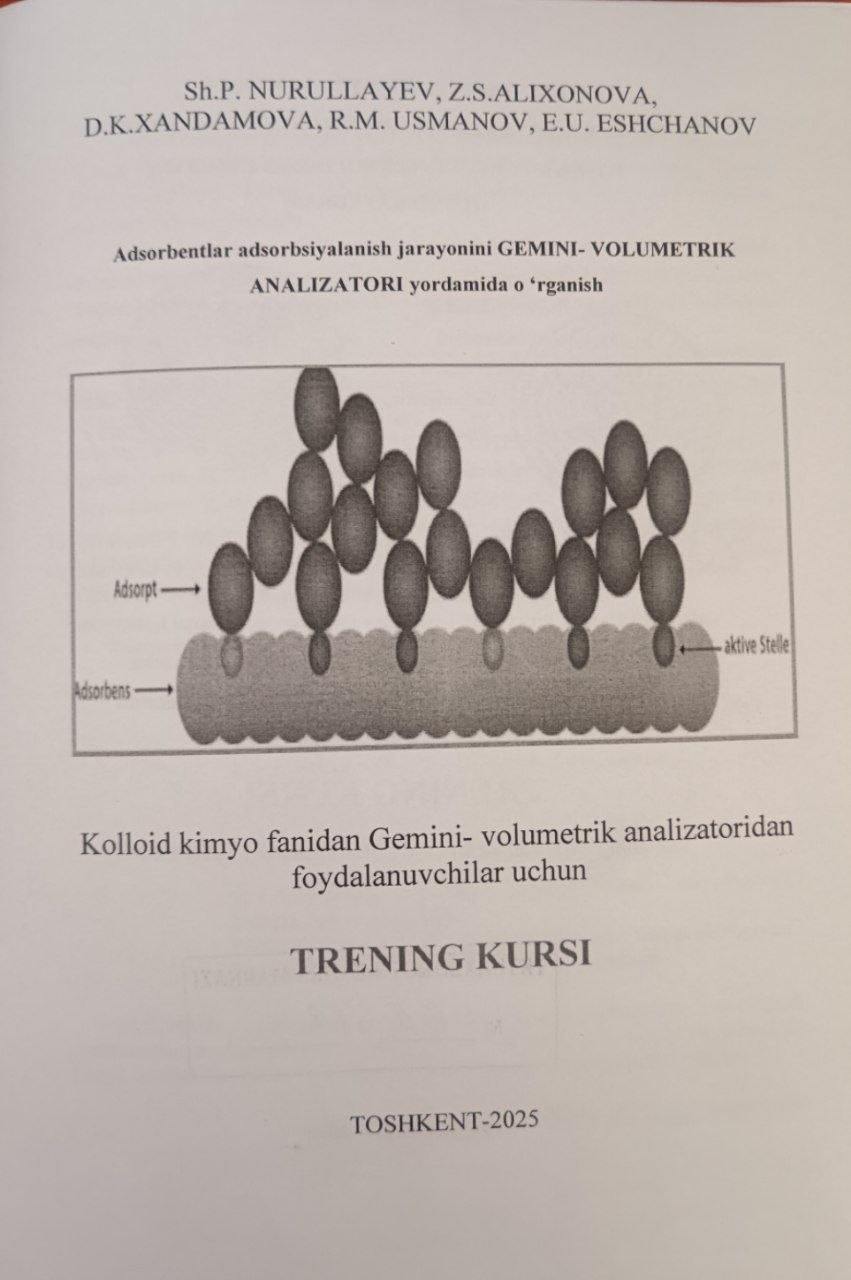 Gemini-volumetrik analizatoridan foydalanuvchilar uchun trening kurs